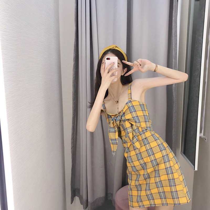 มินิเดรสลบสีสันสดใส-สไตล์เกา