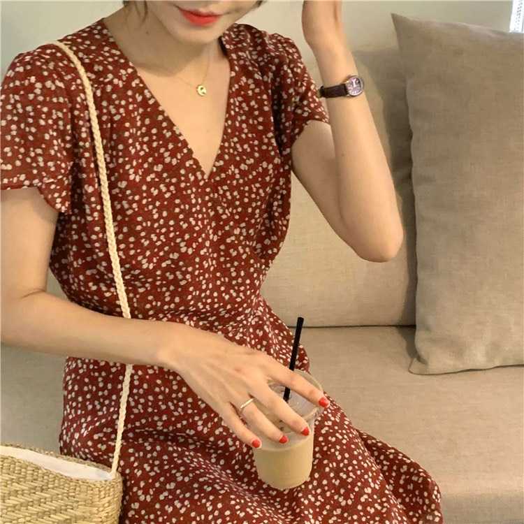 เดรสลายดอกไม้ลบใส่ไปเที่ยวสวยๆเก๋ๆค่า