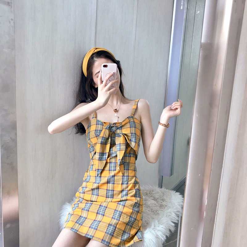 มินิเดรสลบสีสันสดใส-สไตล์เกา