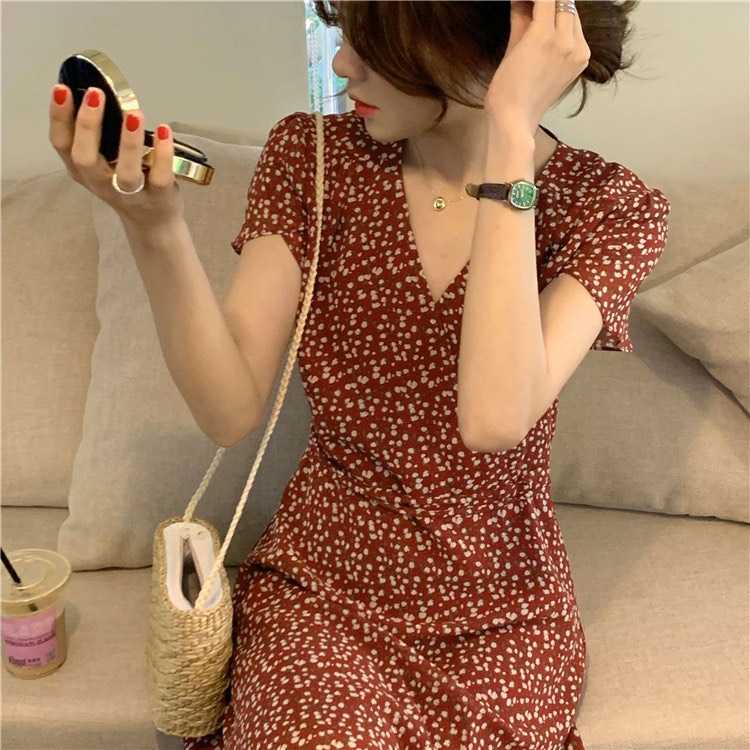 เดรสลายดอกไม้ลบใส่ไปเที่ยวสวยๆเก๋ๆค่า