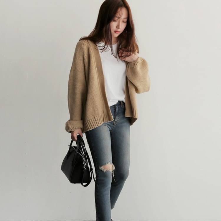 เสื้อคลุมไหมพรมคาร์ดิแกน